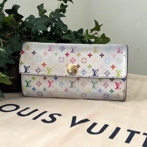 LOUIS VUITTON MURAKAMI CONTINENTAL LONG WALLET/Booklet & Card!
